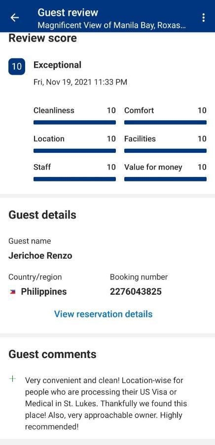 Apartamento Magnificent View Of Manila Bay, Roxas Blvd, Us Embassy Exterior foto